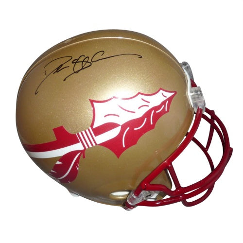 Deion Sanders Autographed FSU Florida State Seminoles Deluxe Full-Size Replica Helmet