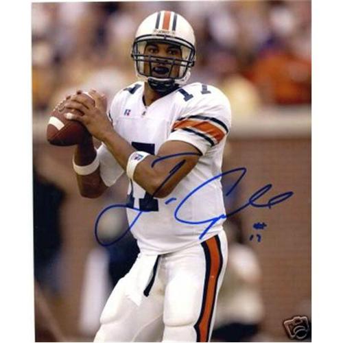 Jason Campbell Autographed Auburn Tigers (White Jersey) 8x10 Photo