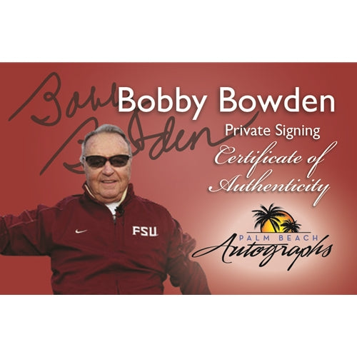 Bobby Bowden Autographed Florida State FSU Seminoles (Last Game) Deluxe Framed 11x14 Photo w/ "Go Dadgum Noles"