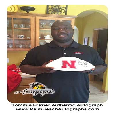 Tommie Frazier – Palm Beach Autographs LLC