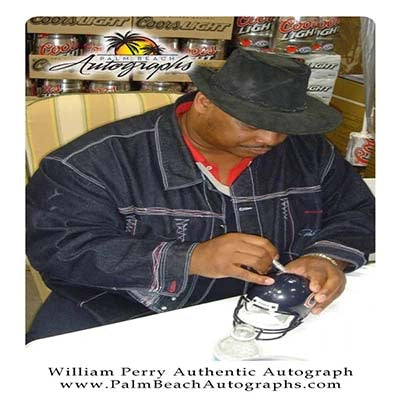 William Perry Design William Perry – Palm Beach Autographs LLC
