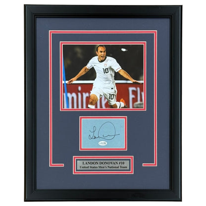 Landon Donovan Autographed United States Men's National Team Signature Series Frame - JSA