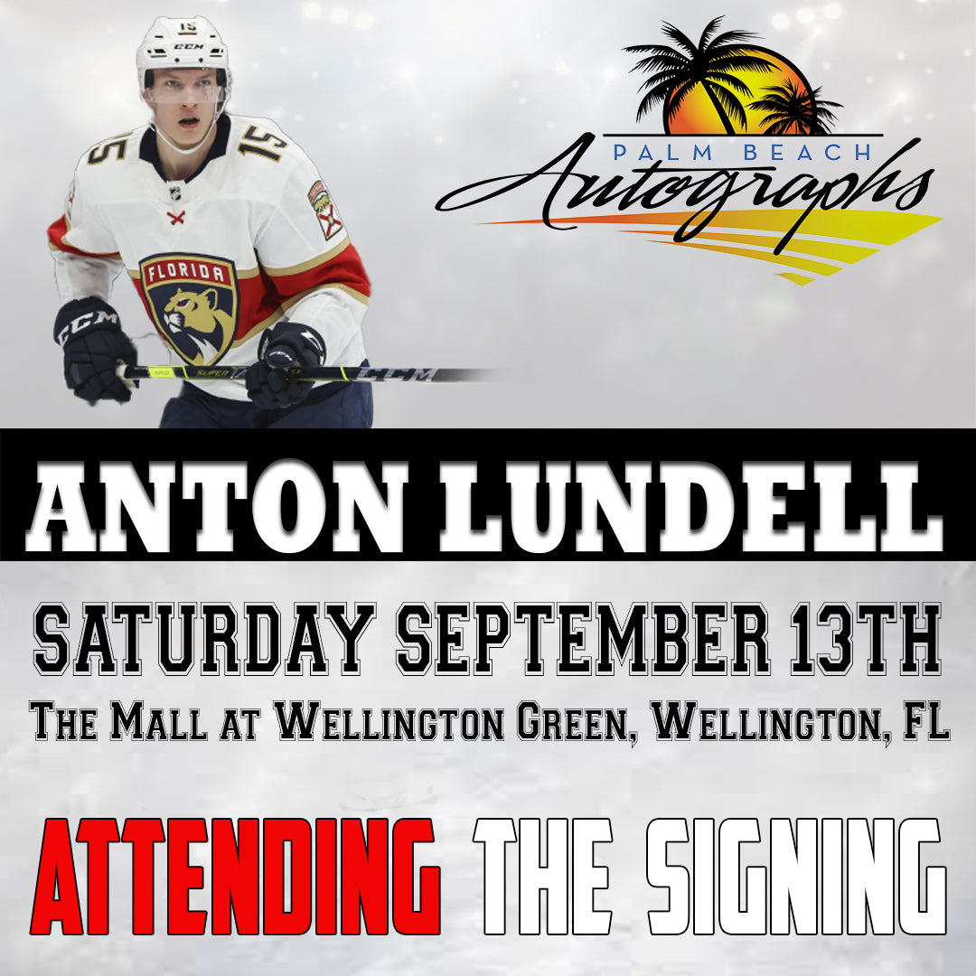 ANTON LUNDELL AUTOGRAPH EVENT - Wellington (The Mall at Wellington Green) In-Store Public Signing - September 13th, 2025
