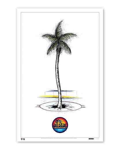 2023 NHL All-Star Game Sketch Limited Edition Art Print
