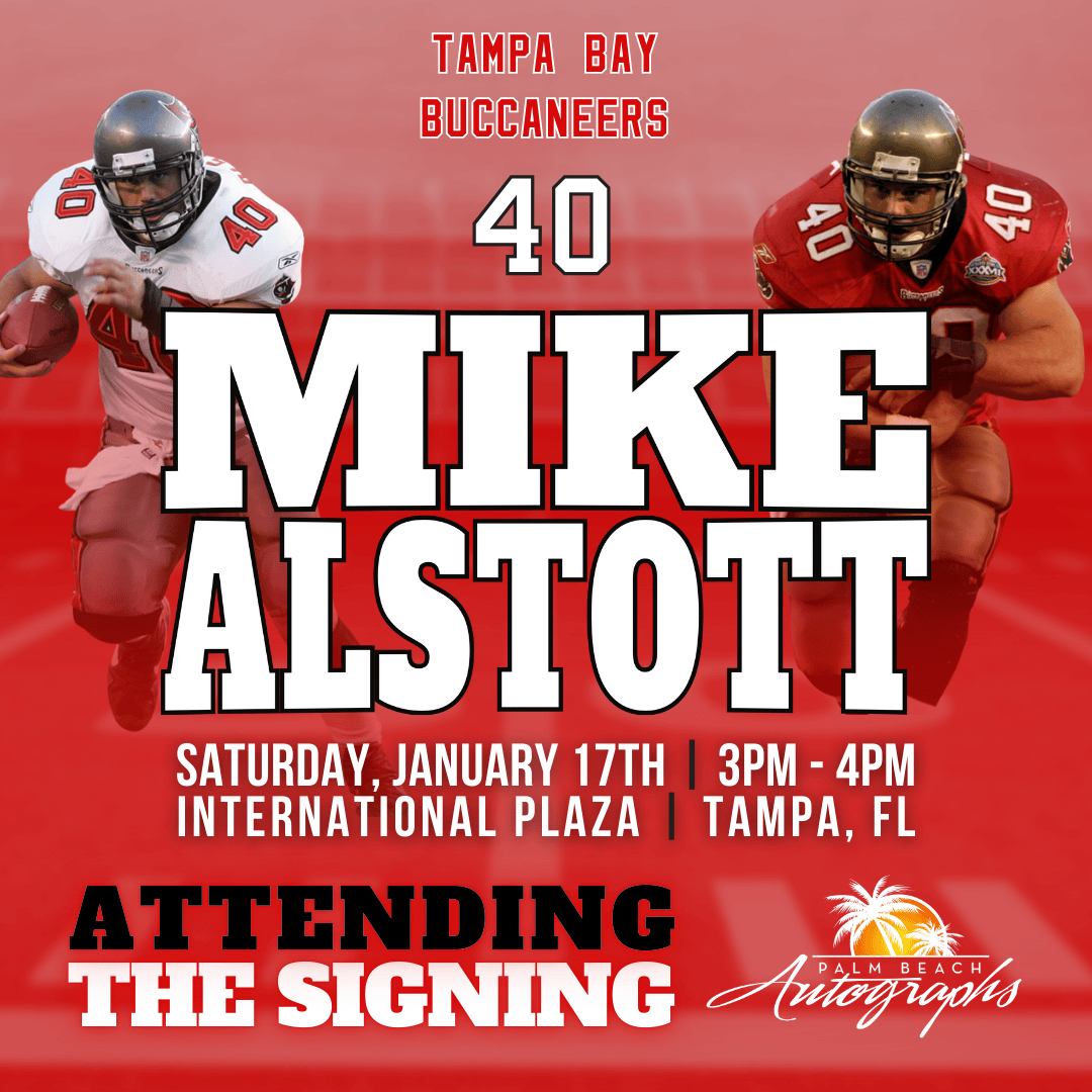 MIKE ALSTOTT AUTOGRAPH EVENT - Tampa (International Plaza) In-Store Public Signing - January 17th, 2026