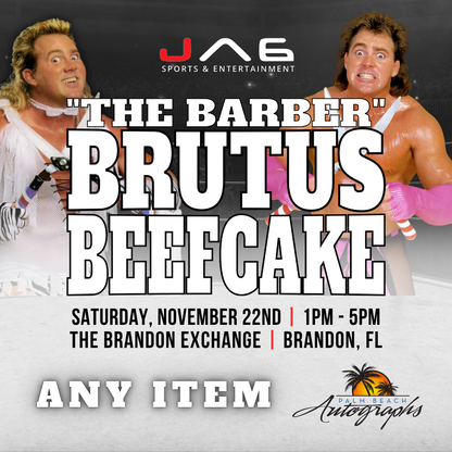 BRUTUS "The Barber" BEEFCAKE AUTOGRAPH EVENT - Tampa (Brandon Exchange) In-Store Public Signing - November 22nd, 2025