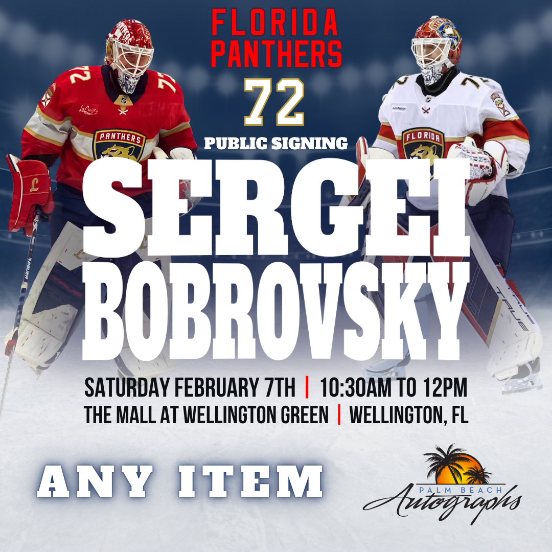 SERGEI BOBROVSKY AUTOGRAPH EVENT - Wellington (The Mall at Wellington Green) In-Store Public Signing - February 7th, 2026