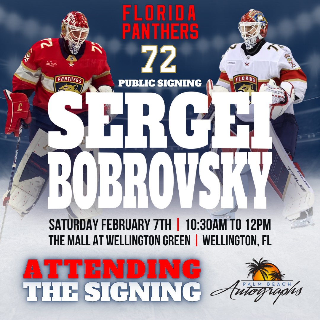 SERGEI BOBROVSKY AUTOGRAPH EVENT - Wellington (The Mall at Wellington Green) In-Store Public Signing - February 7th, 2026