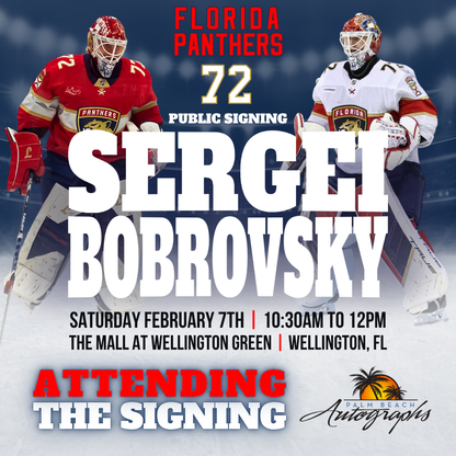 SERGEI BOBROVSKY AUTOGRAPH EVENT - Wellington (The Mall at Wellington Green) In-Store Public Signing - February 7th, 2026