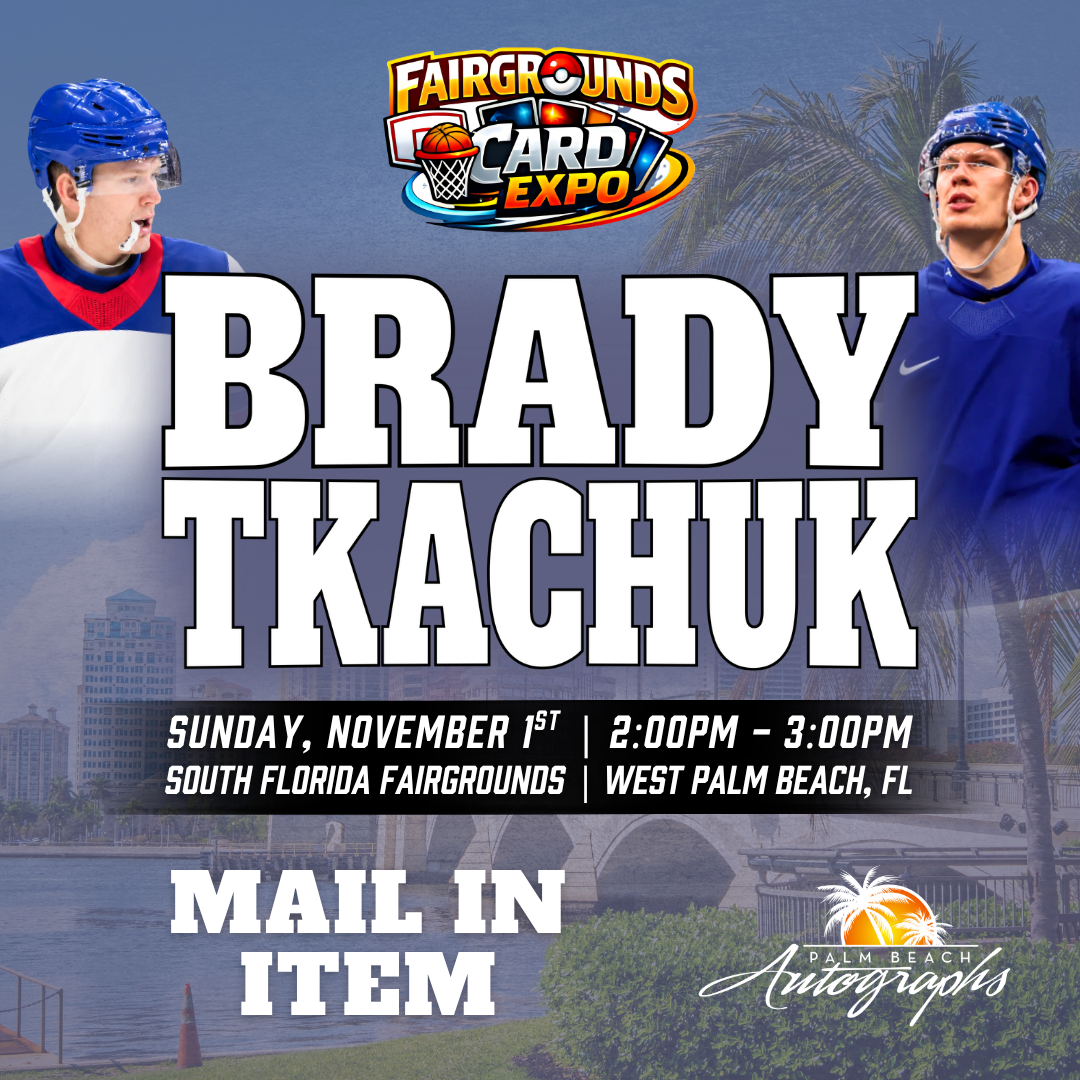 TKACHUK FAMILY HOCKEY In-Person Autograph Event at Fairgrounds Card Expo Public Signing Event - November 1st, 2026