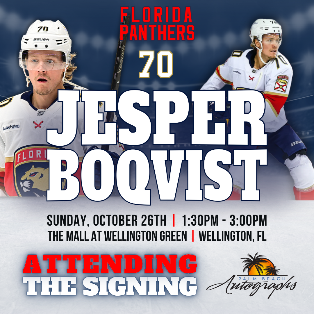 JESPER BOQVIST AUTOGRAPH EVENT - Wellington (The Mall at Wellington Green) In-Store Public Signing - October 26th, 2025