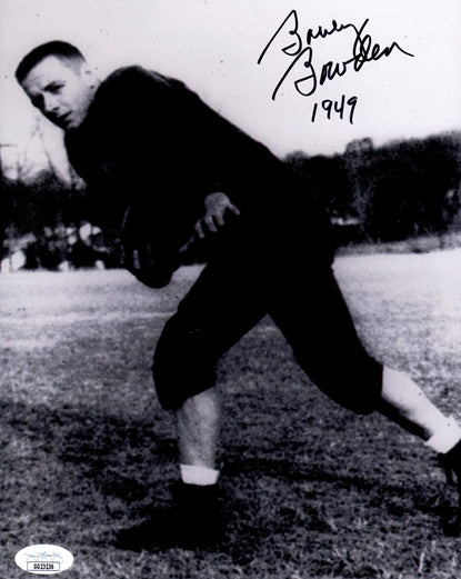 Bobby Bowden Autographed Samford University Bulldogs (Black Jersey) Playing 8x10 Photo w/ "1949" - JSA