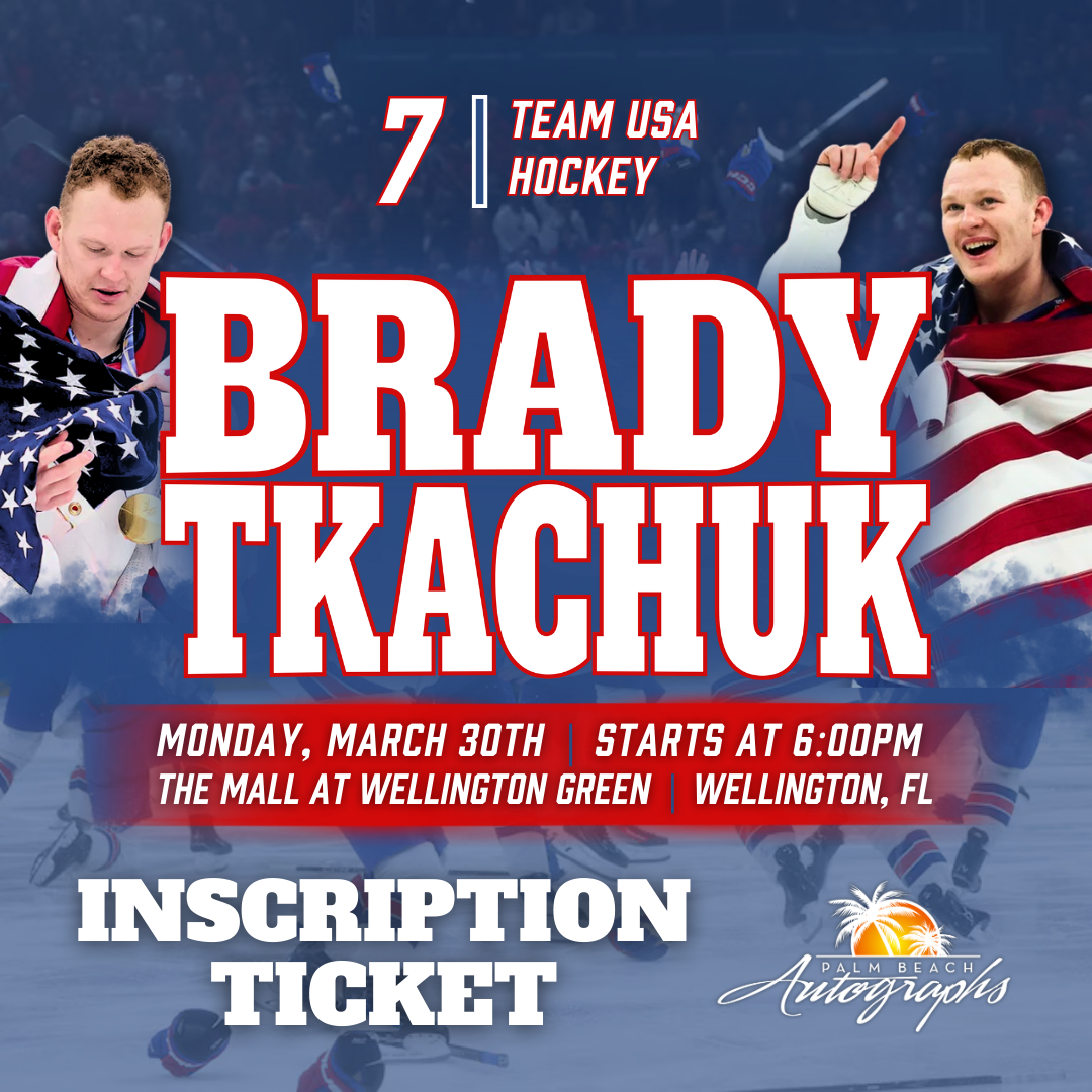 MATTHEW TKACHUK & BRADY TKACHUK AUTOGRAPH EXPERIENCE - WELLINGTON (The Mall at Wellington Green) In-Store Public Signing - March 30th, 2026