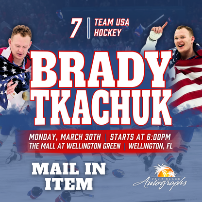MATTHEW TKACHUK & BRADY TKACHUK AUTOGRAPH EXPERIENCE - WELLINGTON (The Mall at Wellington Green) In-Store Public Signing - March 30th, 2026