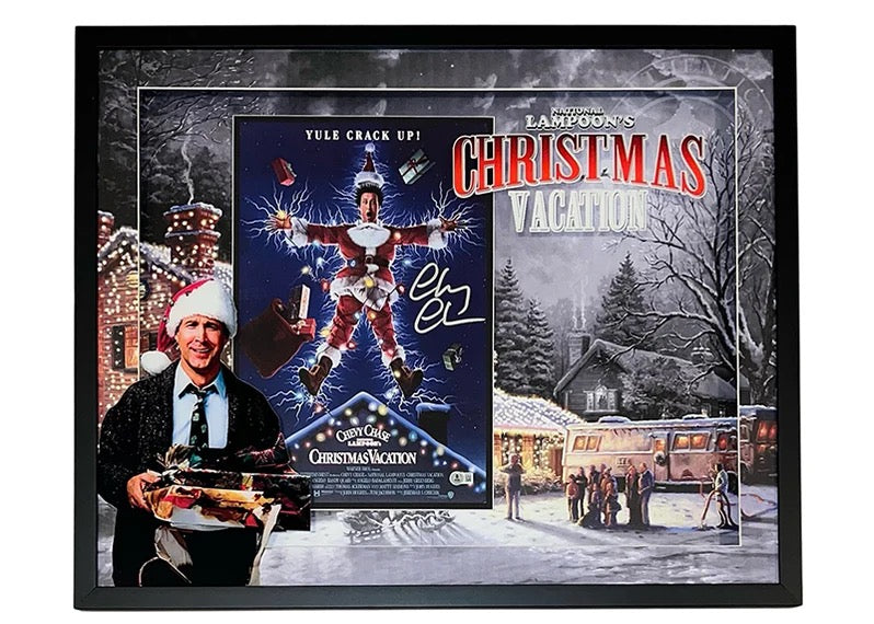 Chevy Chase Autographed Framed Deluxe 11x14 Photo - Beckett