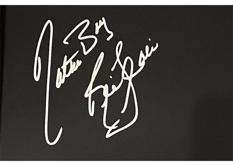 Ric Flair Autographed Inscribed Nature Boy Black Steel Chair - (JSA)