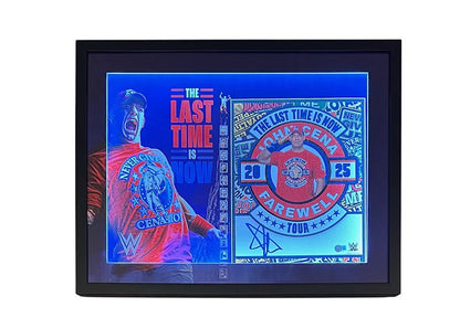 John Cena Autographed Deluxe Framed The Last Time is Now 11x14 Photo - Beckett