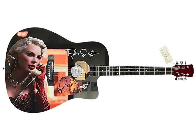Taylor Swift Autographed Wrapped Guitar - JSA