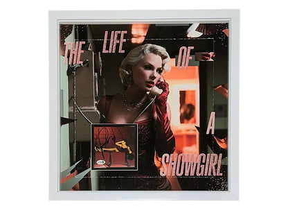 Taylor Swift Autographed Framed The Life of a Showgirl CD Insert -JSA