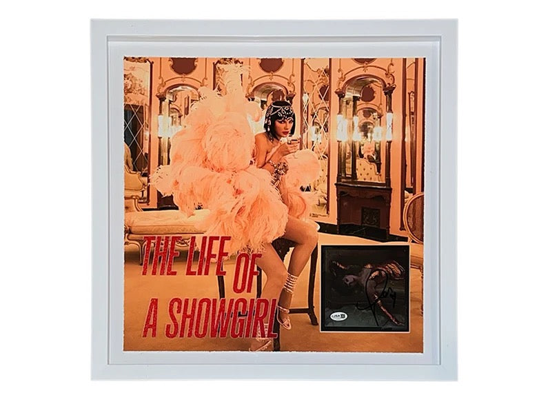 Taylor Swift Autographed Framed The Life of a Showgirl CD Insert -JSA