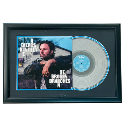 Dierks Bentley Autographed Broken Branches Deluxe Framed Vinyl and Cover - JSA