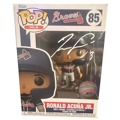 Ronald Acuna Jr. Autographed Funko Pop - Beckett