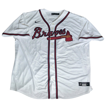 Ronald Acuna Jr. Autographed Atlanta Braves Nike Home Jersey - Beckett
