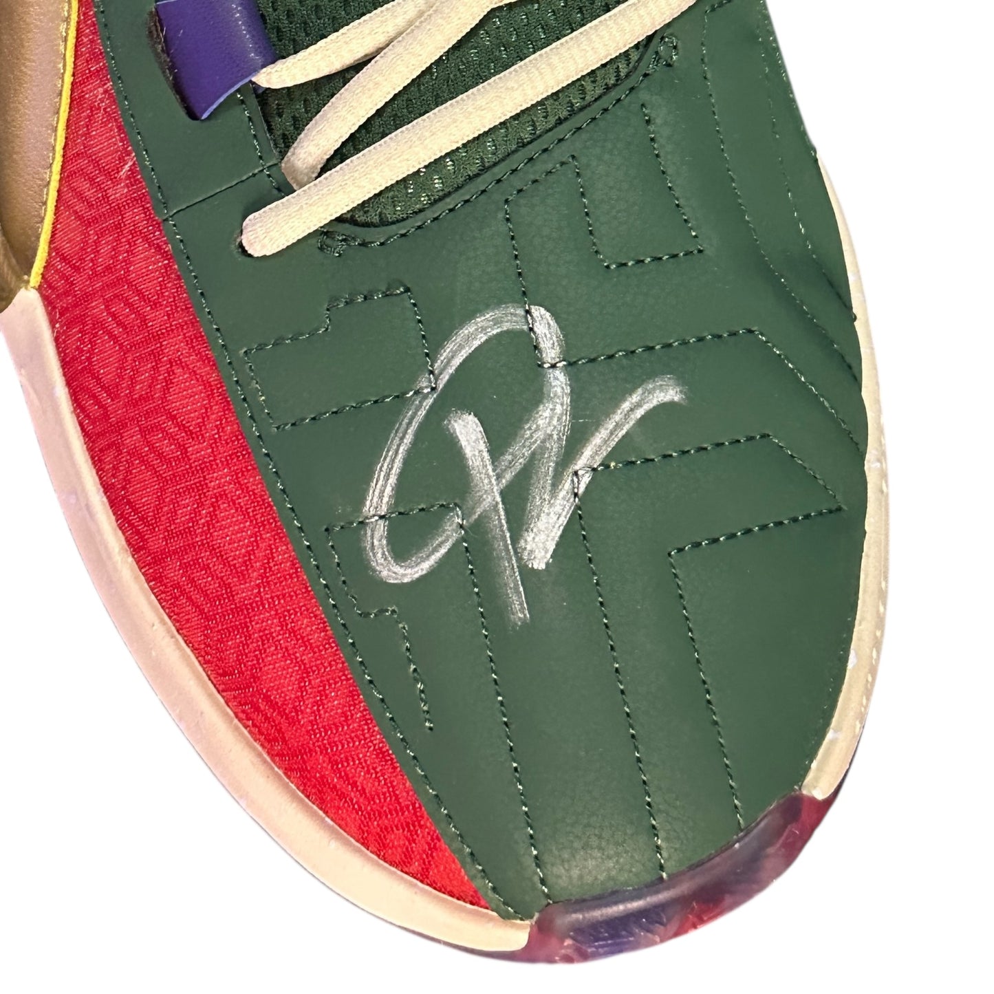 Giannis Antetokounmpo Autographed Game Issued Nike Size 17 Shoe - Beckett