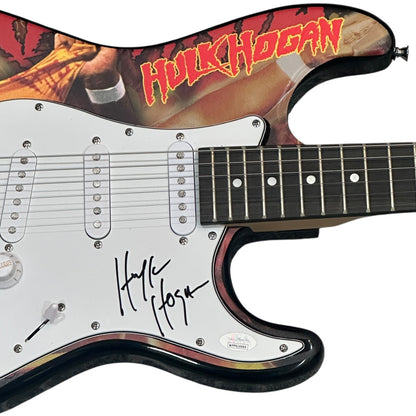 Hulk Hogan Autographed Wrapped Electric Guitar - JSA