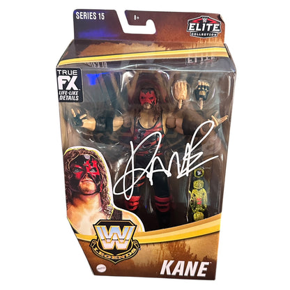 KANE Autographed WWE Legends Elite Collection Action Figure - JSA