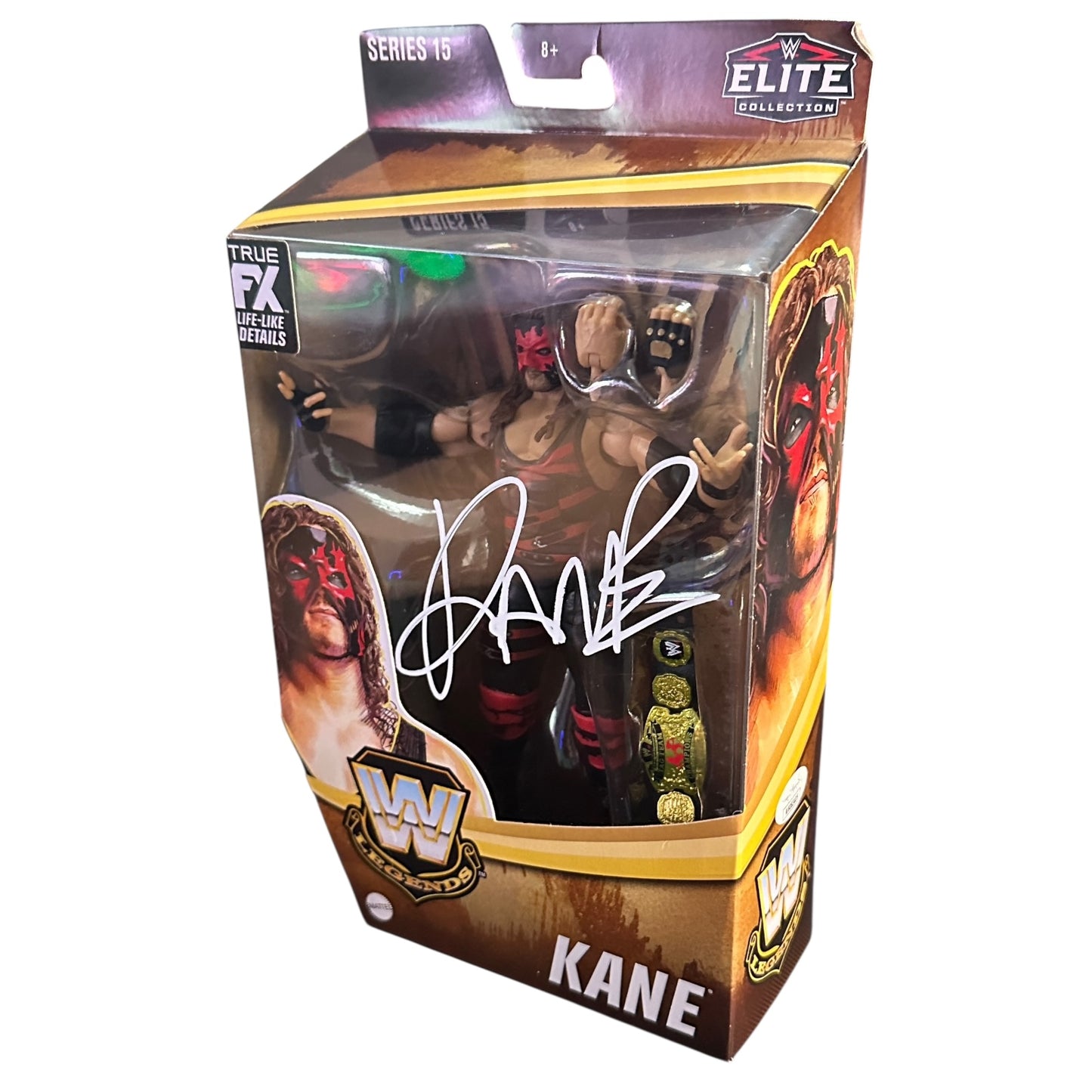 KANE Autographed WWE Legends Elite Collection Action Figure - JSA