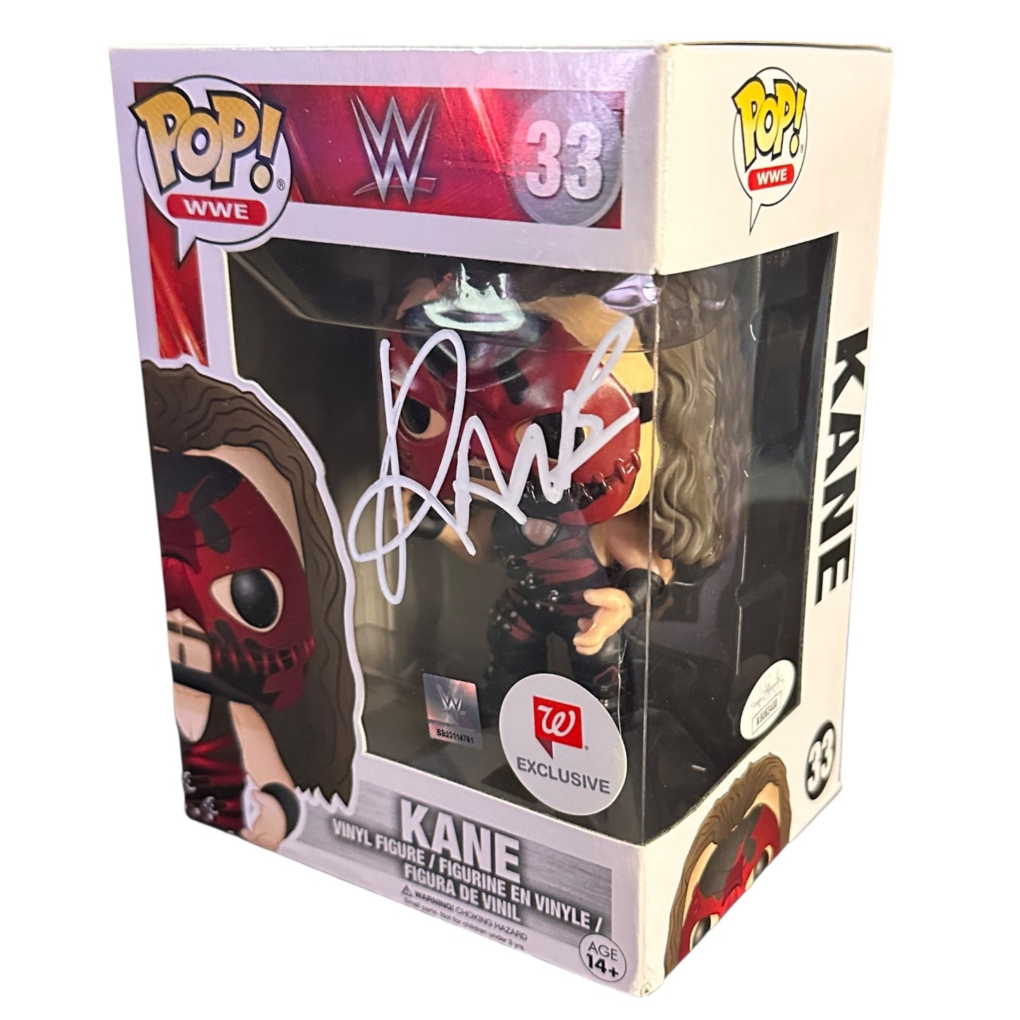 KANE Autographed Funko Pop - JSA