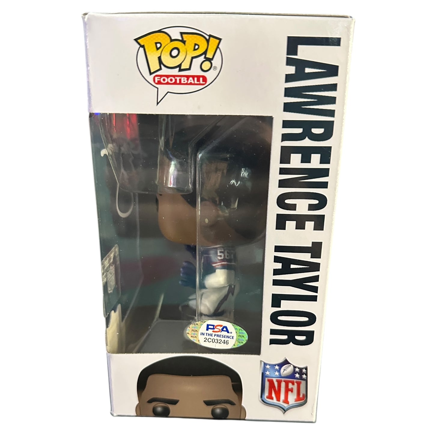 Lawrence Taylor Autographed Funko Pop - PSA