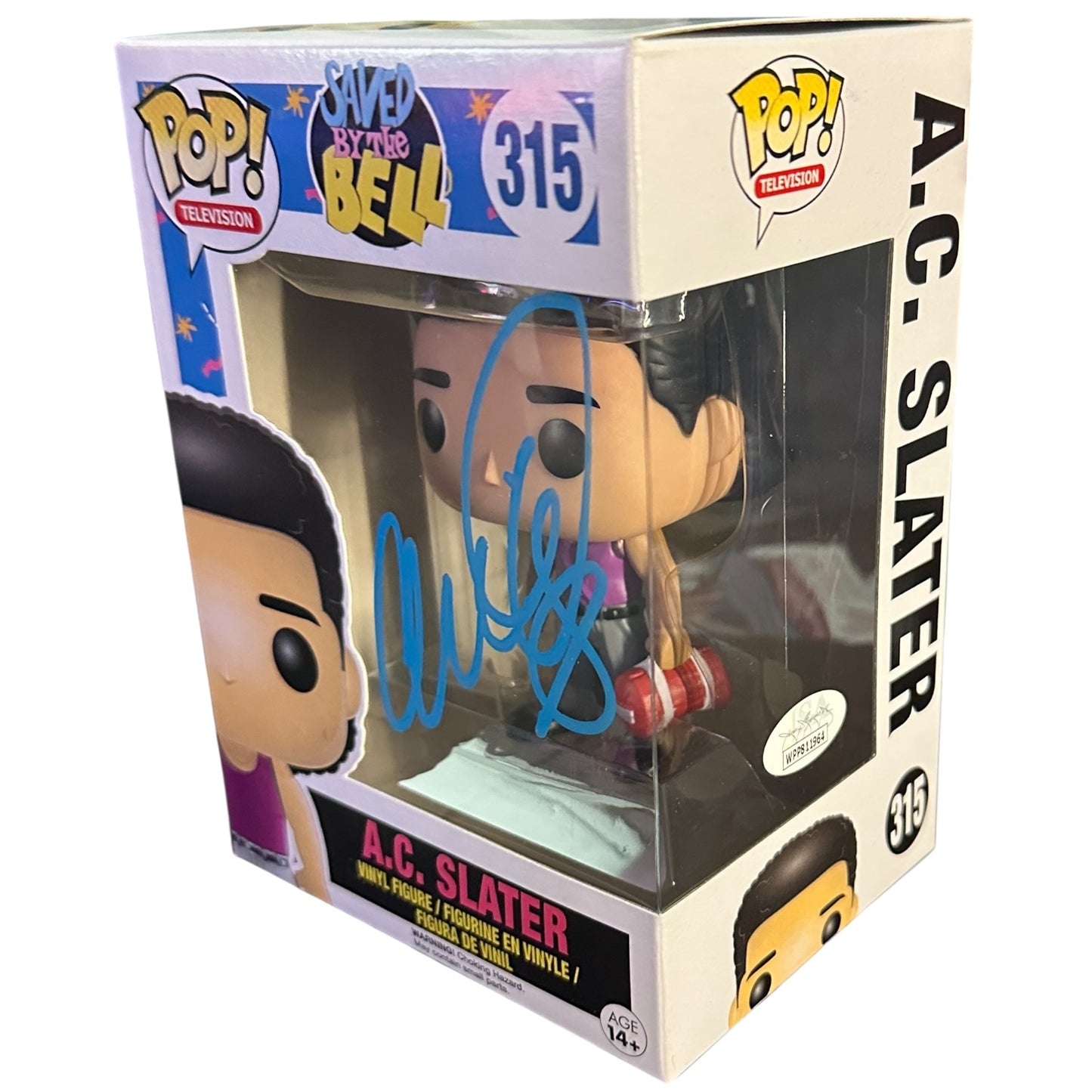 Mario Lopez "AC Slater" Autographed Saved by the Bell Funko Pop  - JSA
