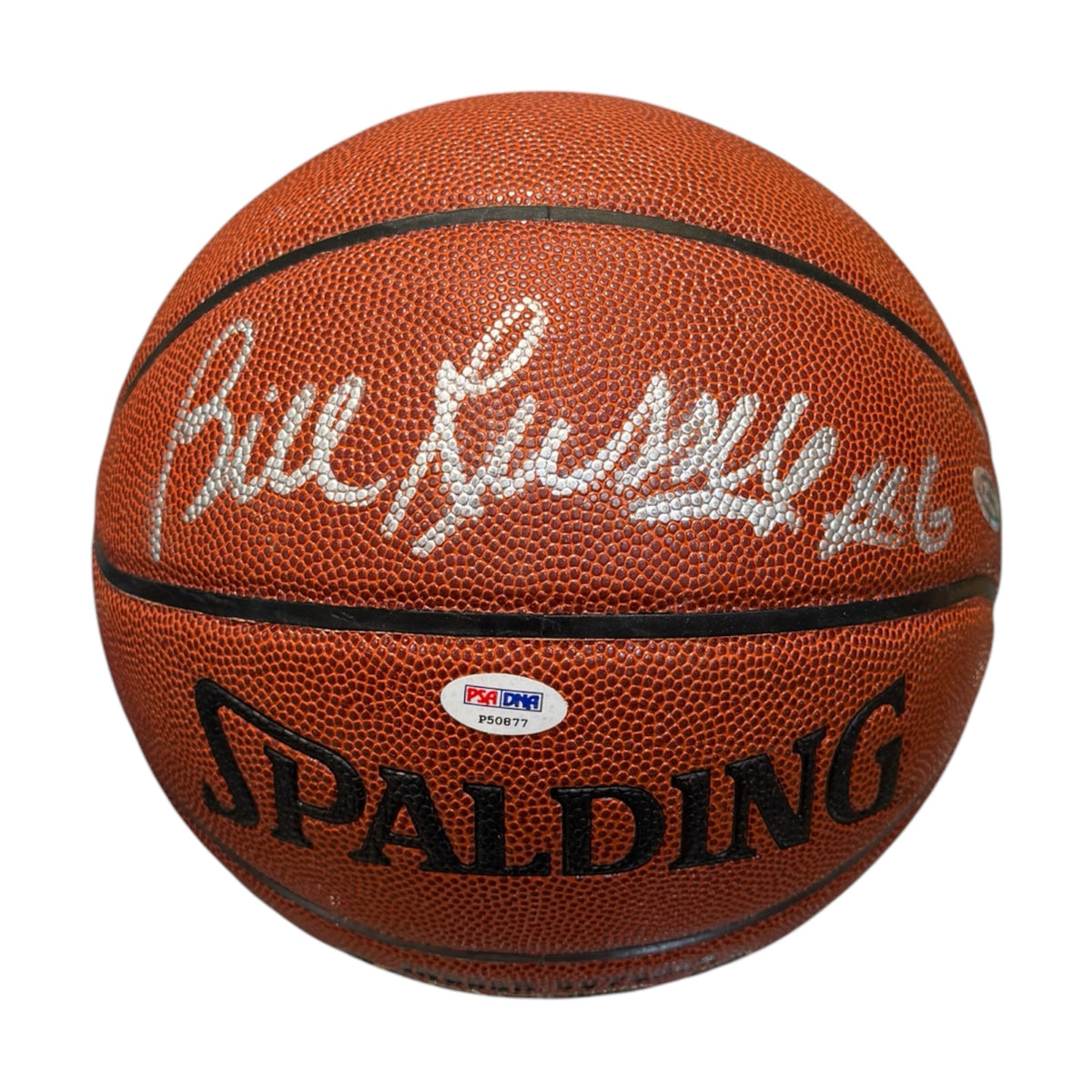 Bill Russell Autographed Indoor / Outdoor Basketball - PSA