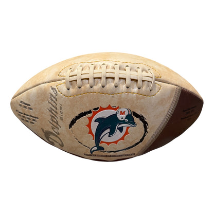 Dan Marino Autographed Miami Dolphins White Panel Football - JSA