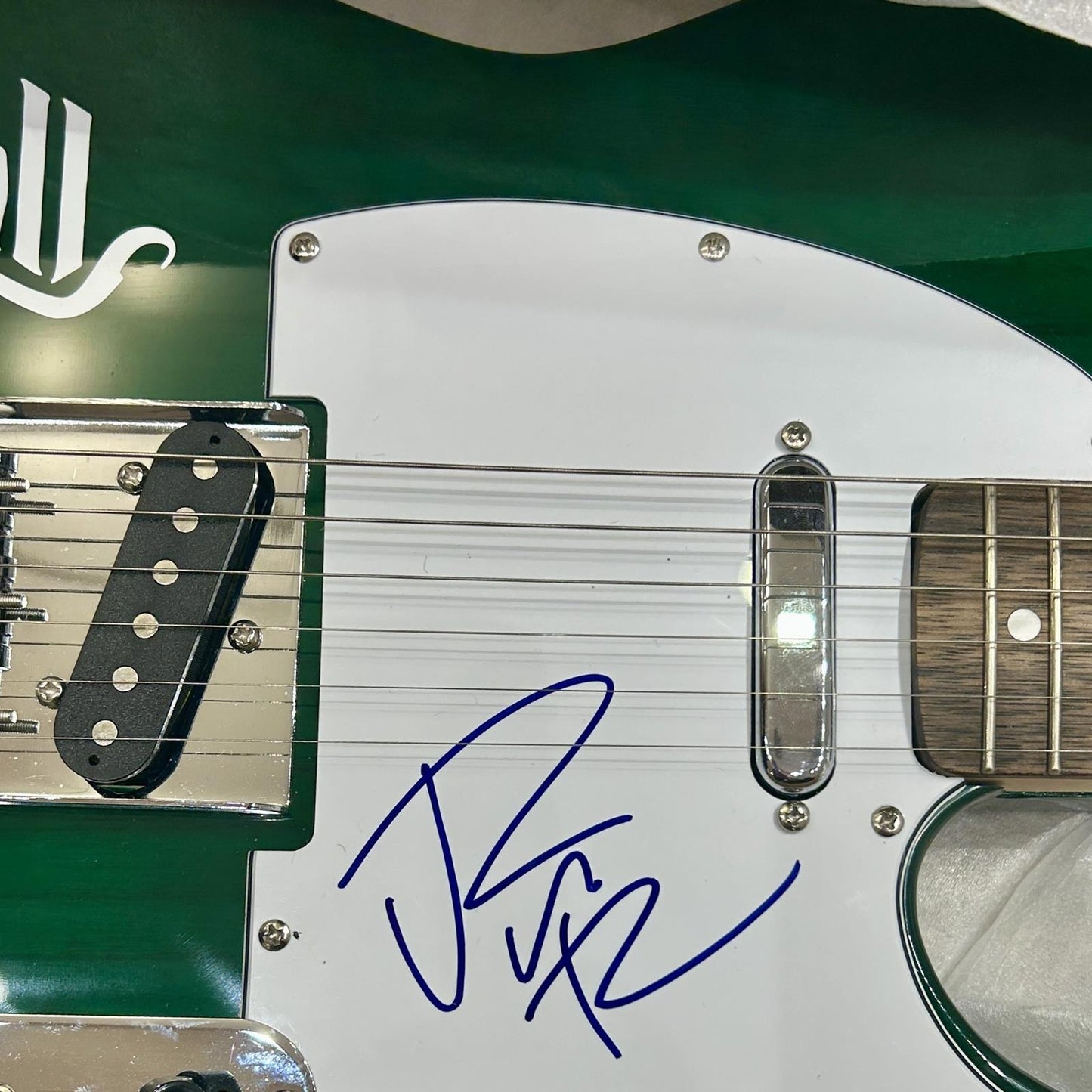 Jelly Roll Autographed Acoustic Guitar on body - Beckett