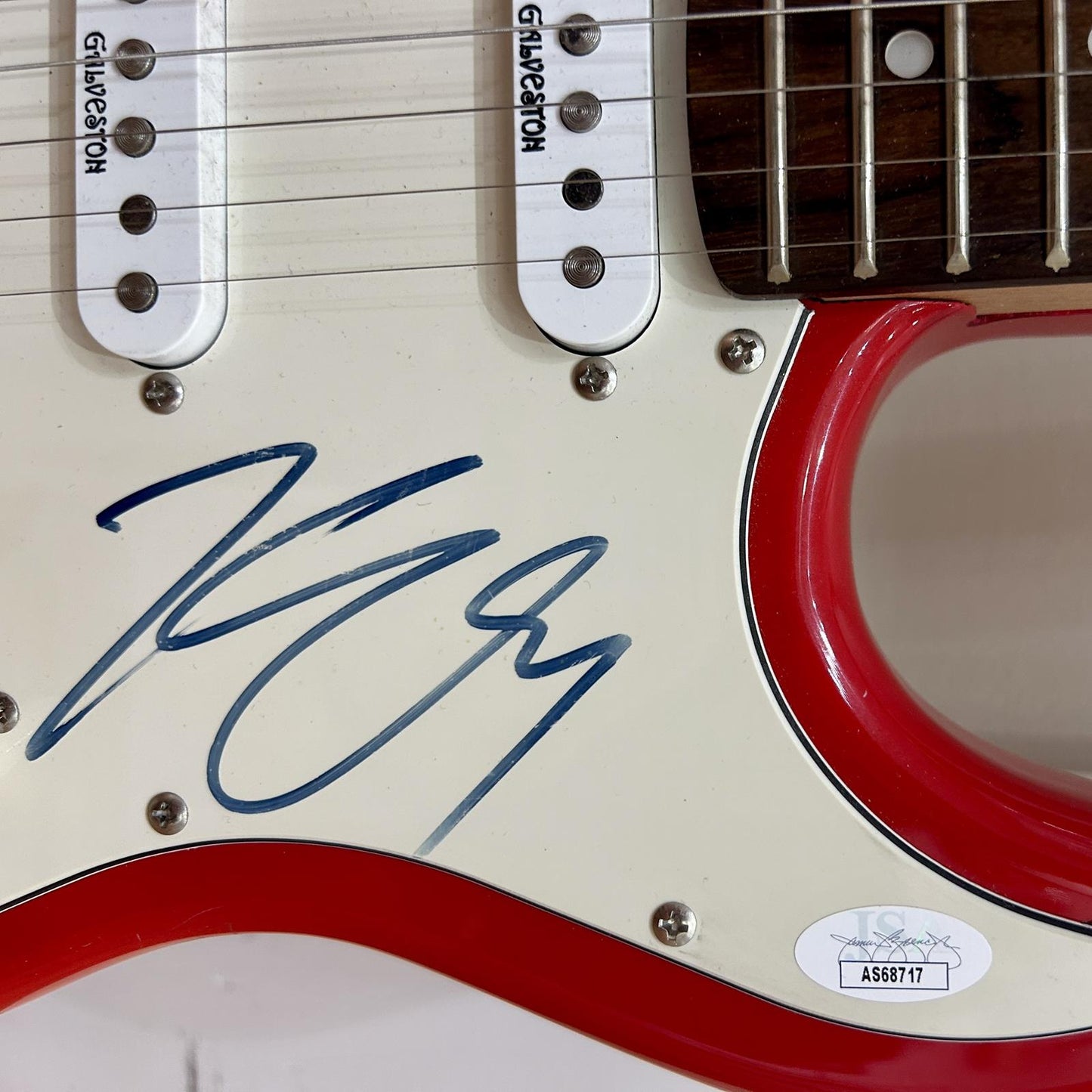 Kenny Chesney Autographed Electric Guitar on body - JSA