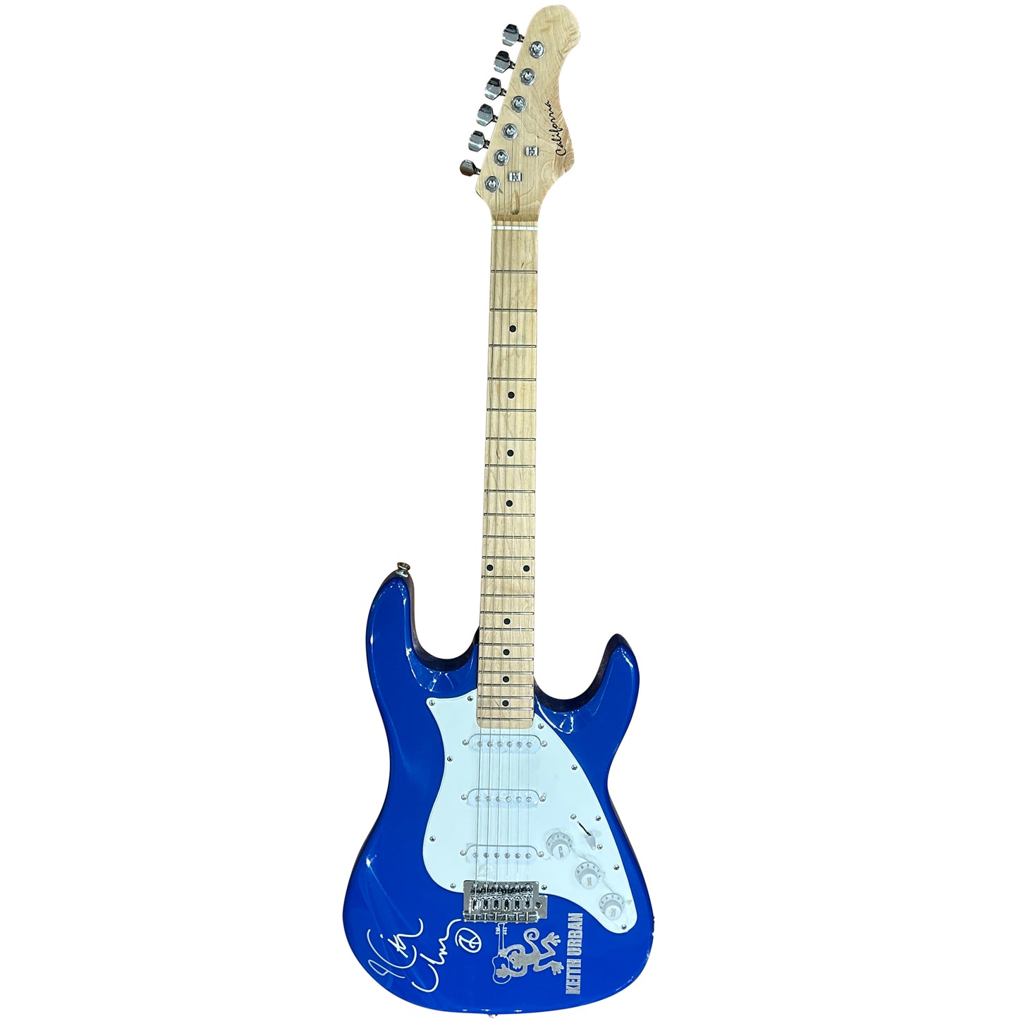 Keith Urban Autographed Eclectic Guitar on body - JSA