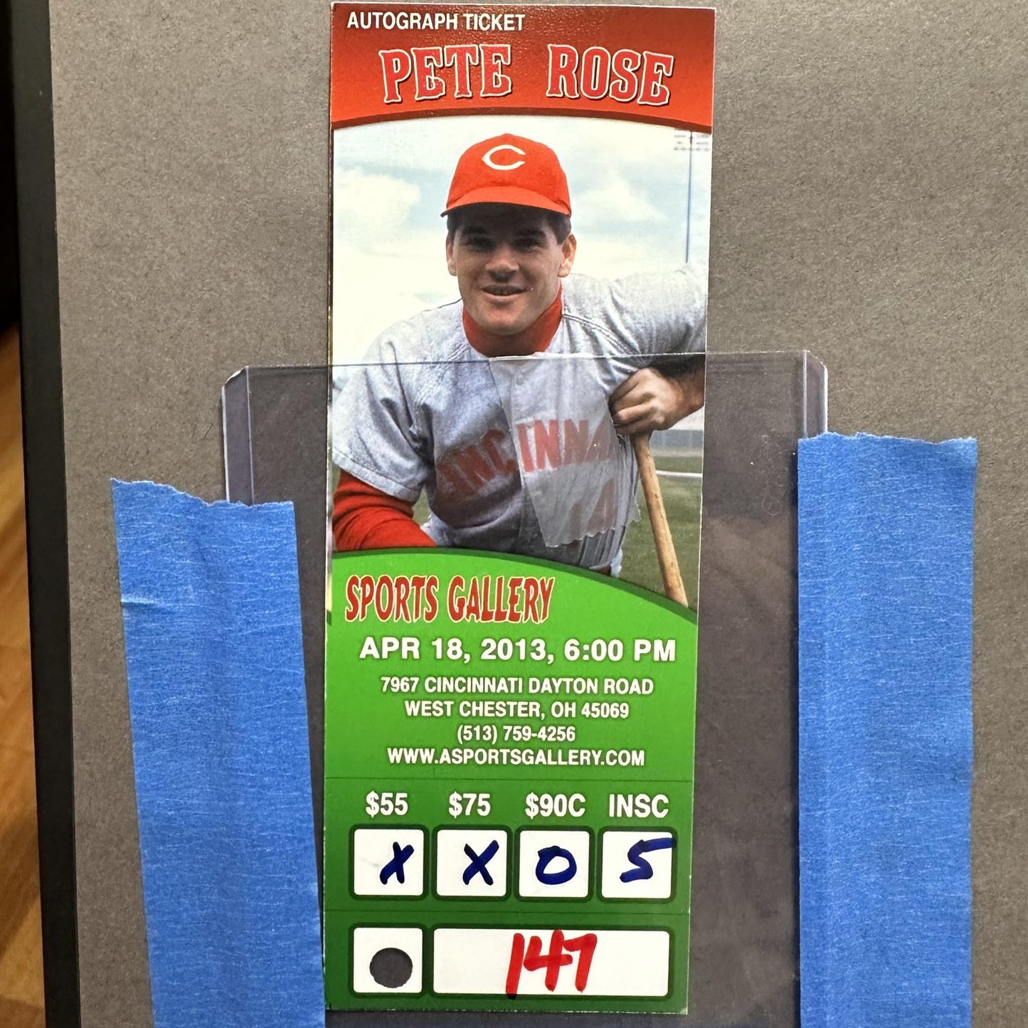 Pete Rose Autographed Framed 16x20 Photo with Multiple Inscriptions - JSA