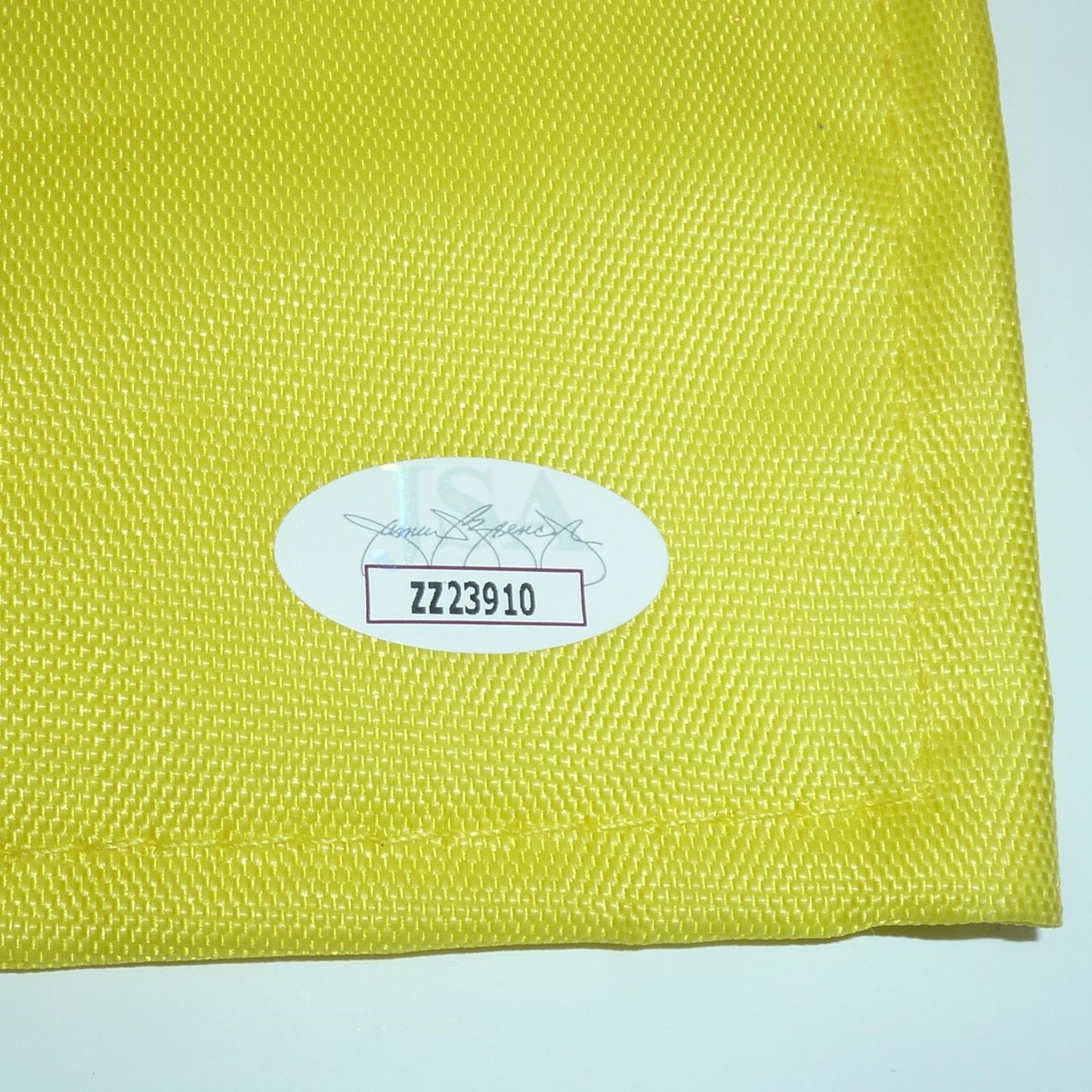 Jack Nicklaus, Arnold Palmer And Gary Player Autographed Masters Golf Pin Flag in Center - JSA Full Letter