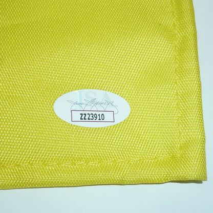 Jack Nicklaus, Arnold Palmer And Gary Player Autographed Masters Golf Pin Flag in Center - JSA Full Letter