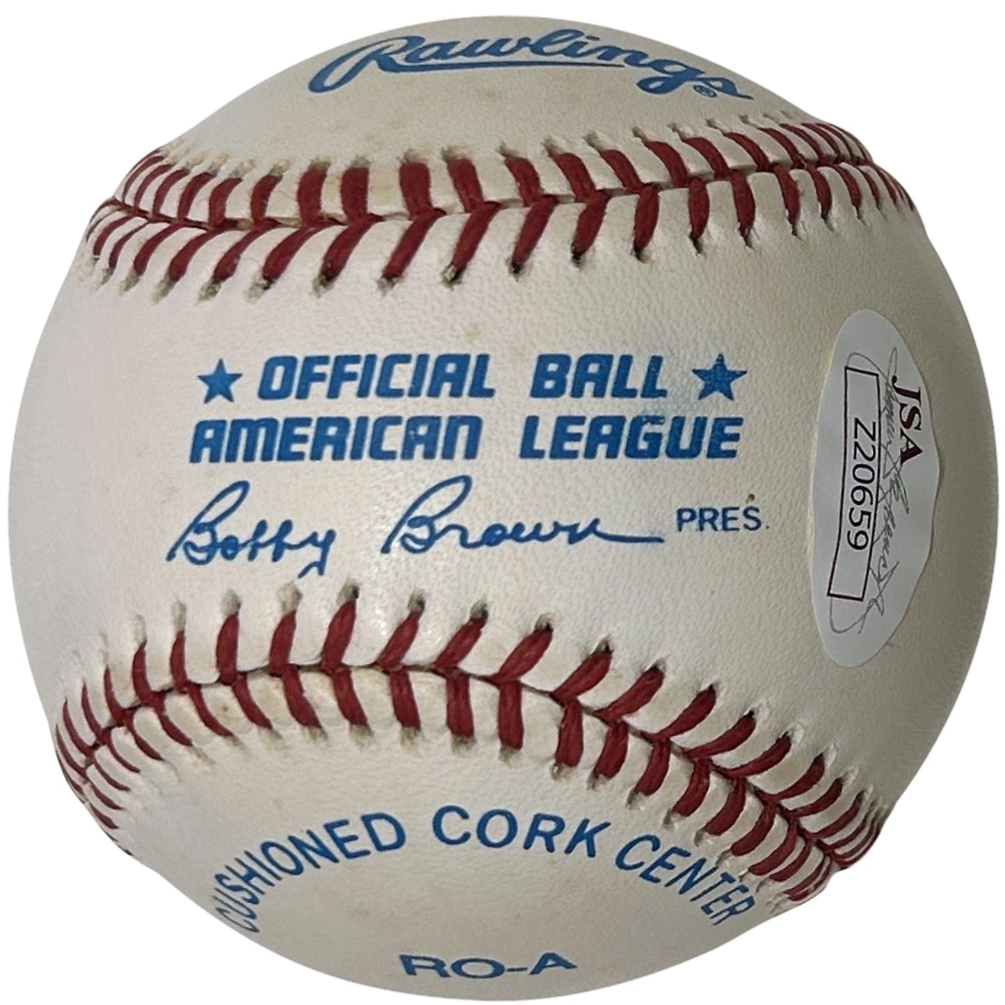 Mickey Mantle Autographed Official AL Baseball - JSA Z20659