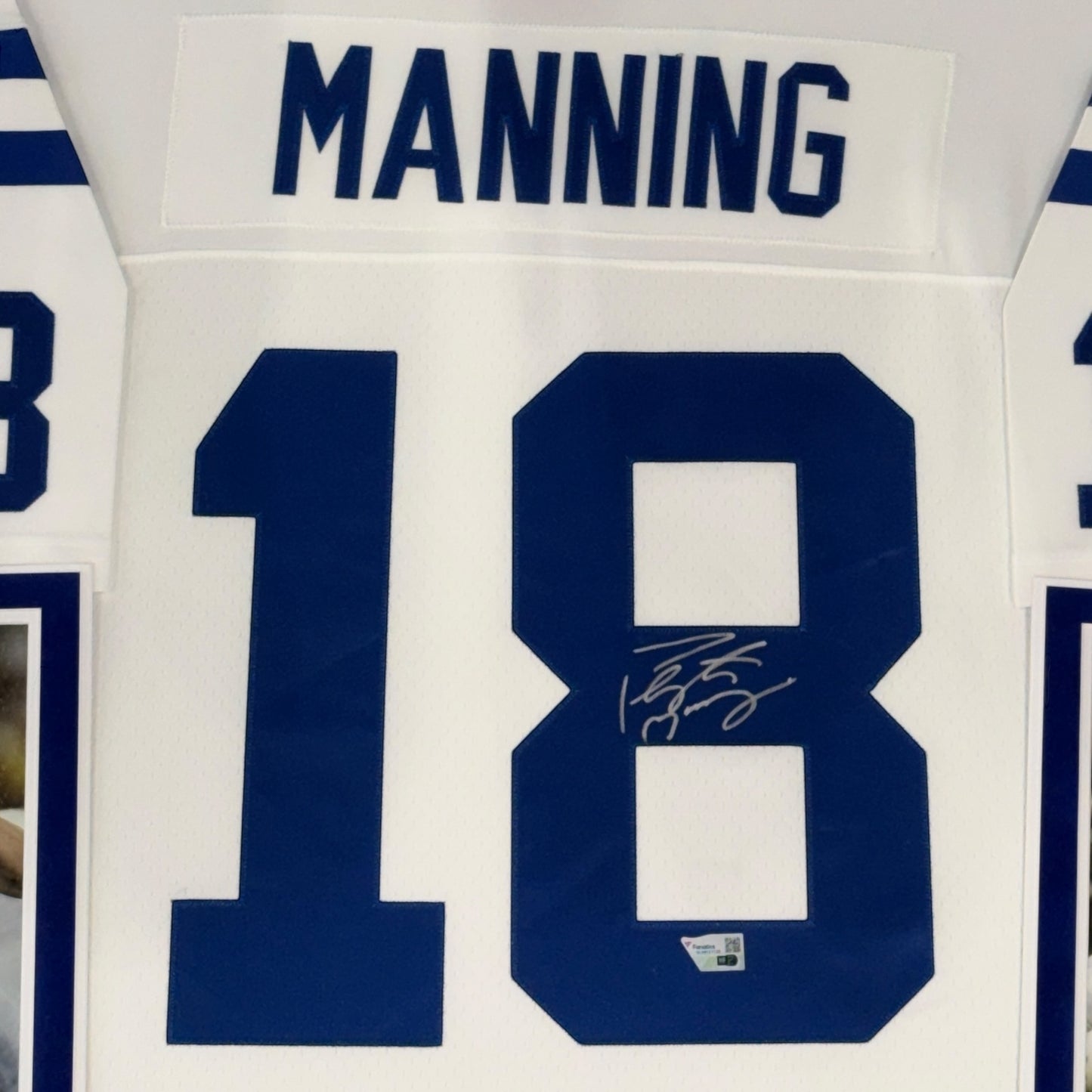 Peyton Manning Autographed Framed Indianapolis Colts Jersey - Fanatics
