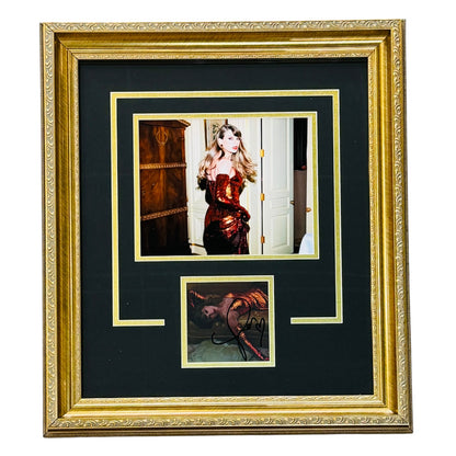 Taylor Swift Autographed The Life of a Showgirl Limited Edition CD Insert Deluxe Framed with Large Photo - PSA