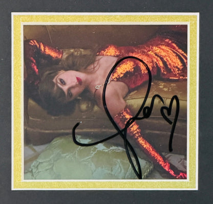 Taylor Swift Autographed The Life of a Showgirl Limited Edition CD Insert Deluxe Framed with Large Photo - PSA