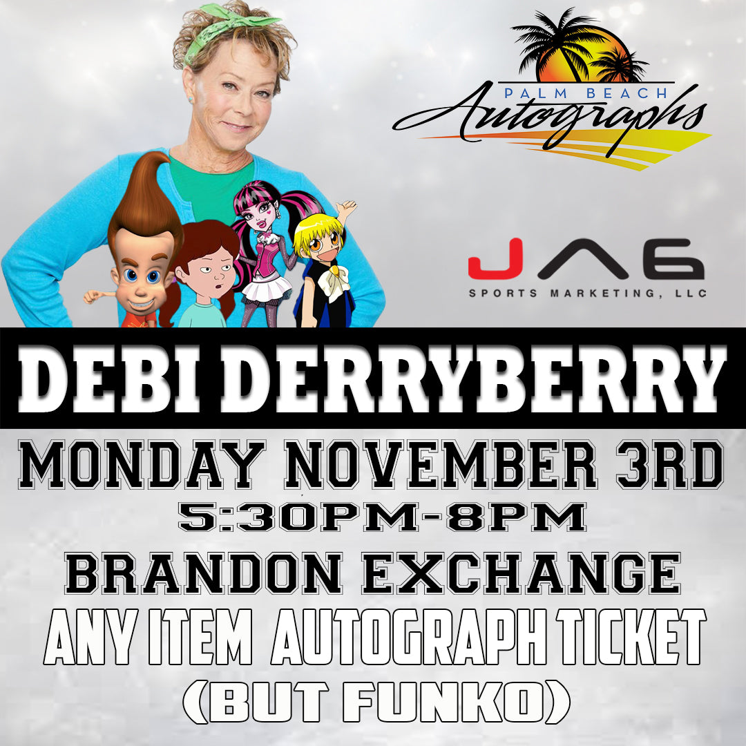 DEBI DERRYBERRY AUTOGRAPH EVENT - Tampa (Brandon Exchange) In-Store Public Signing - NOVEMBER 3RD, 2025