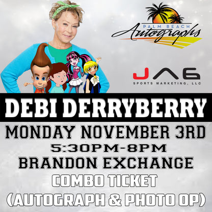DEBI DERRYBERRY AUTOGRAPH EVENT - Tampa (Brandon Exchange) In-Store Public Signing - NOVEMBER 3RD, 2025