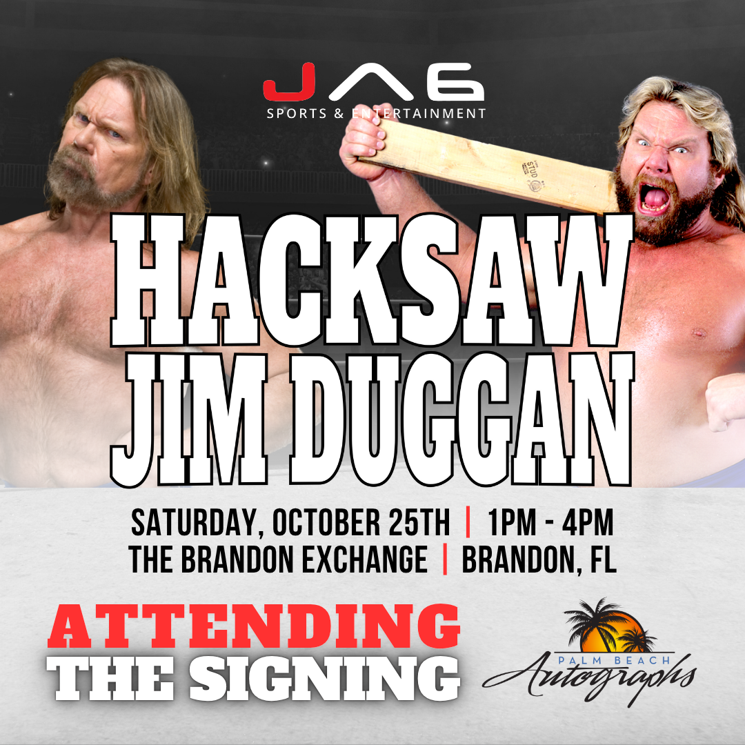 HACKSAW JIM DUGGAN AUTOGRAPH EVENT - Tampa (Brandon Exchange) In-Store Public Signing - October 25th, 2025
