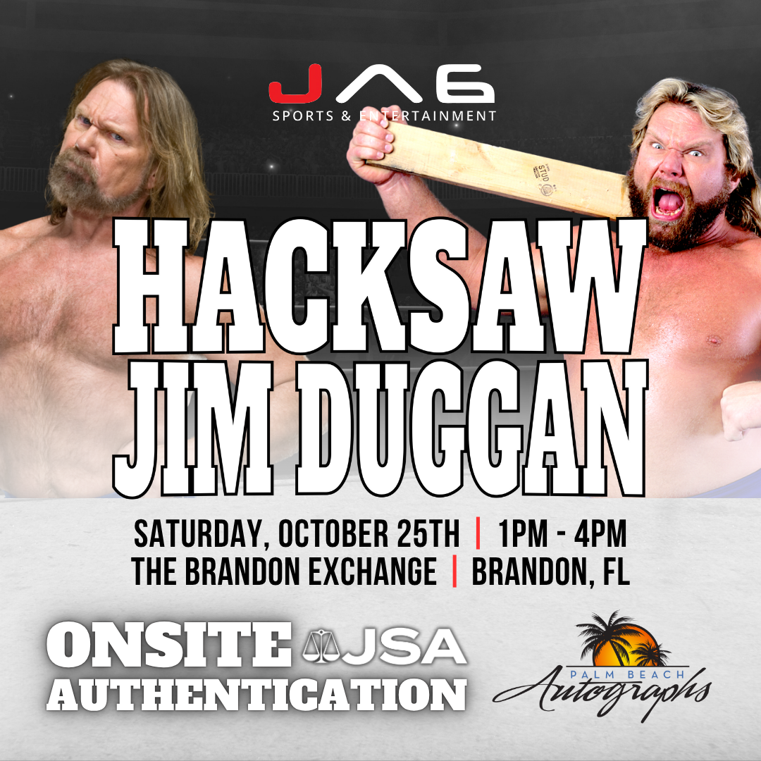 HACKSAW JIM DUGGAN AUTOGRAPH EVENT - Tampa (Brandon Exchange) In-Store Public Signing - October 25th, 2025